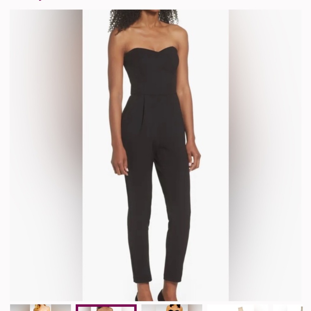 Adeline Rae Strapless Jumpsuit